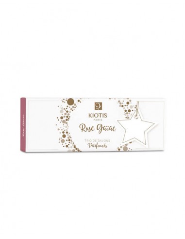 Trío de jabones Rose Gaïac Kiotis