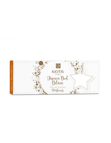 Trío de jabones Jazmín Oud Blanc Kiotis