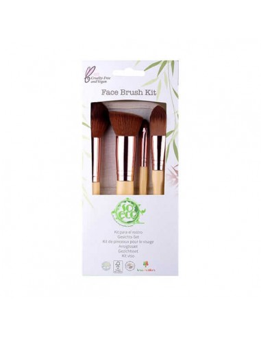 Set de brochas ecológicas de rostro...